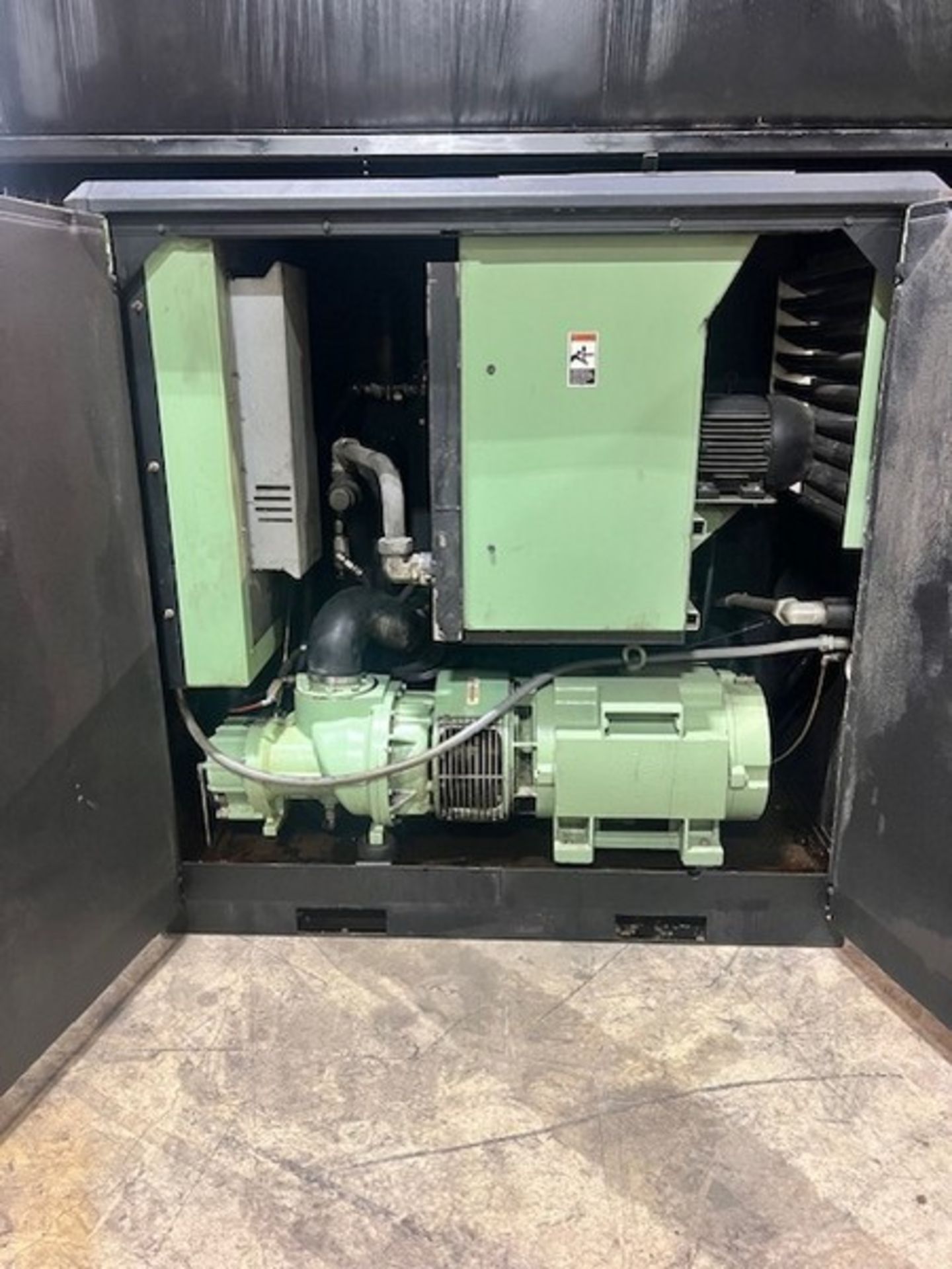 Sullair 50 hp Air Compressor, Model 3709V/A, S/N 2009011200033, Year 2008, Air Pressure Rated Max - Image 4 of 15