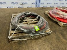 (2) Clamp Type Transfer Hoses, Assorted Lengths, with Aprox. 1-1/2