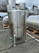 Scott Turbon 250 Gal. S/S Mix Tank, S/N 5319, with Dish Bottom, with Top Man Door, with Aprox. 3” Cl