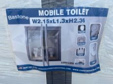 Bastone 2 Private Toilet Stalls Portable Restroom