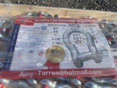 2024 Greatbear Screw Pin Anchor Shackles, Qty 38