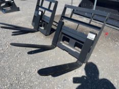 2024 Wolverine MPF-11-2500G Mini Skid Steer Pallet Fork Attachment