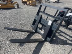 2024 Wolverine MPF-11-2500G Mini Skid Steer Pallet Fork Attachment