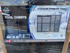 2024 Steelman 7FT-35D 7' Workbench with 35 Drawers & 1 Cabinet