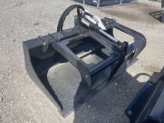 2024 Wolverine MSG-11-44W Mini Skid Steer Stump Grapple Attachment