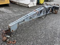 Jib Crane Attachment with Hydraulic Winch