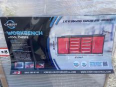 2024 Steelman 7FT-10D 7' Workbench with 10 Drawers & 2 Cabinets