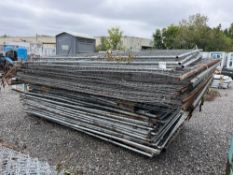Lot of Framed Fence Sections