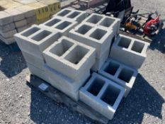 Pallet of 22 Concrete/Cinder Blocks
