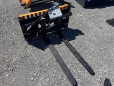 2024 Wolverine PFA-11-3300G Skid Steer Adjustable, Hydraulic Pallet Fork