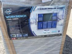 2024 Steelman 7FT-18D 7' Workbench with 18 Drawers