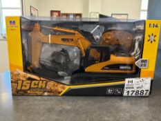2024 Huina 1535-1 15-Channel RC Full Function Excavator Model Toy