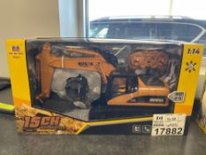 2024 Huina 1535-1 15-Channel RC Full Function Excavator Model Toy