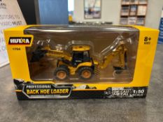 2024 Huina 1704 Backhoe Loader Model Toy