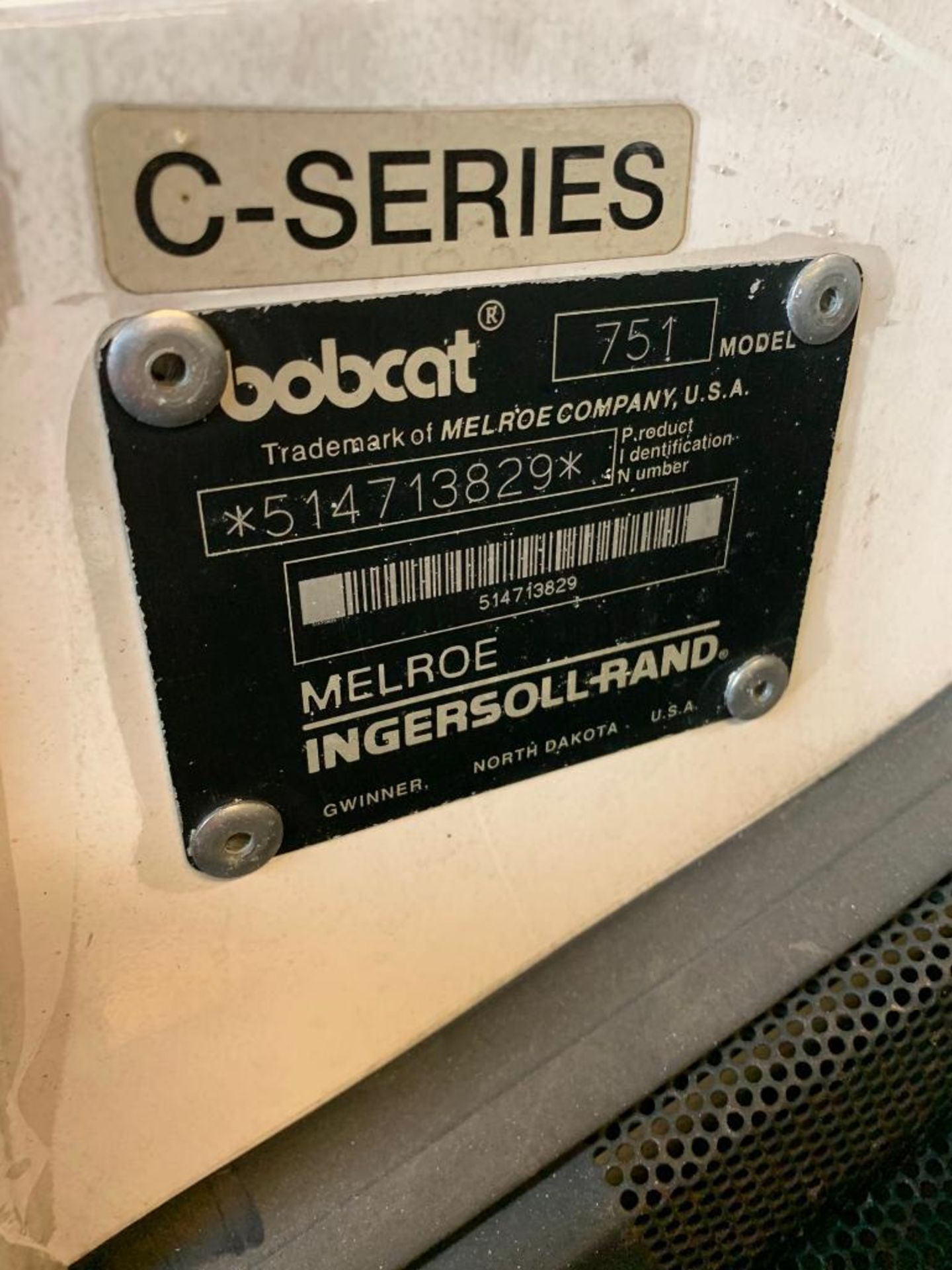 1997 Bobcat Skid Steer 751, Pin No. 514713829 (This Machine Does Not Come w/ Snowblower, it Will Hav - Image 7 of 9