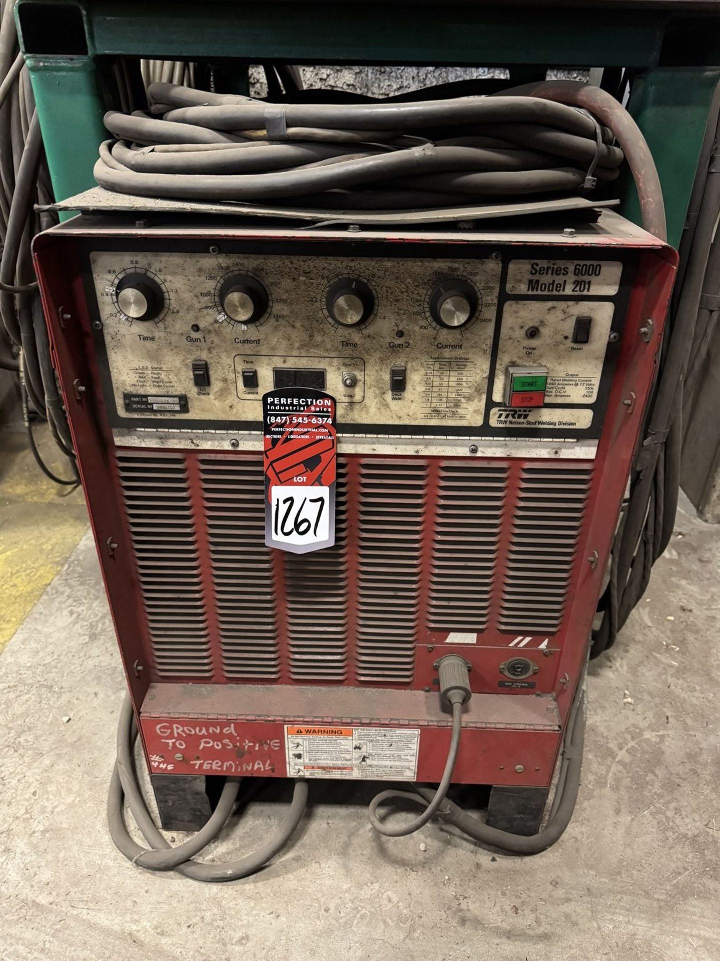 TRW SERIES 600 MODEL 201 Stud Welder, s/n SMM9702 - Image 3 of 4