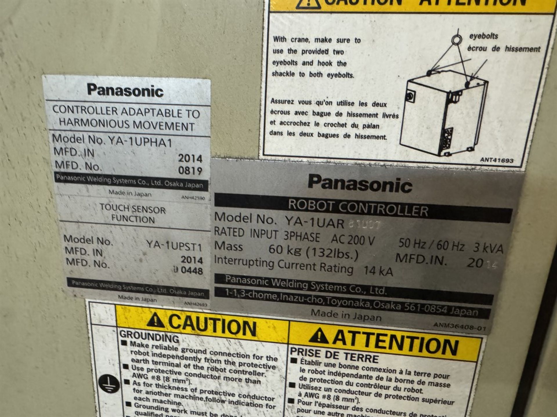 PERFORMARC Robotic Welding Cell, w/ 2014 PANASONIC YA-1 6-Axis Robot, 8 Kg Payload, PANASONIC YA- - Image 13 of 15