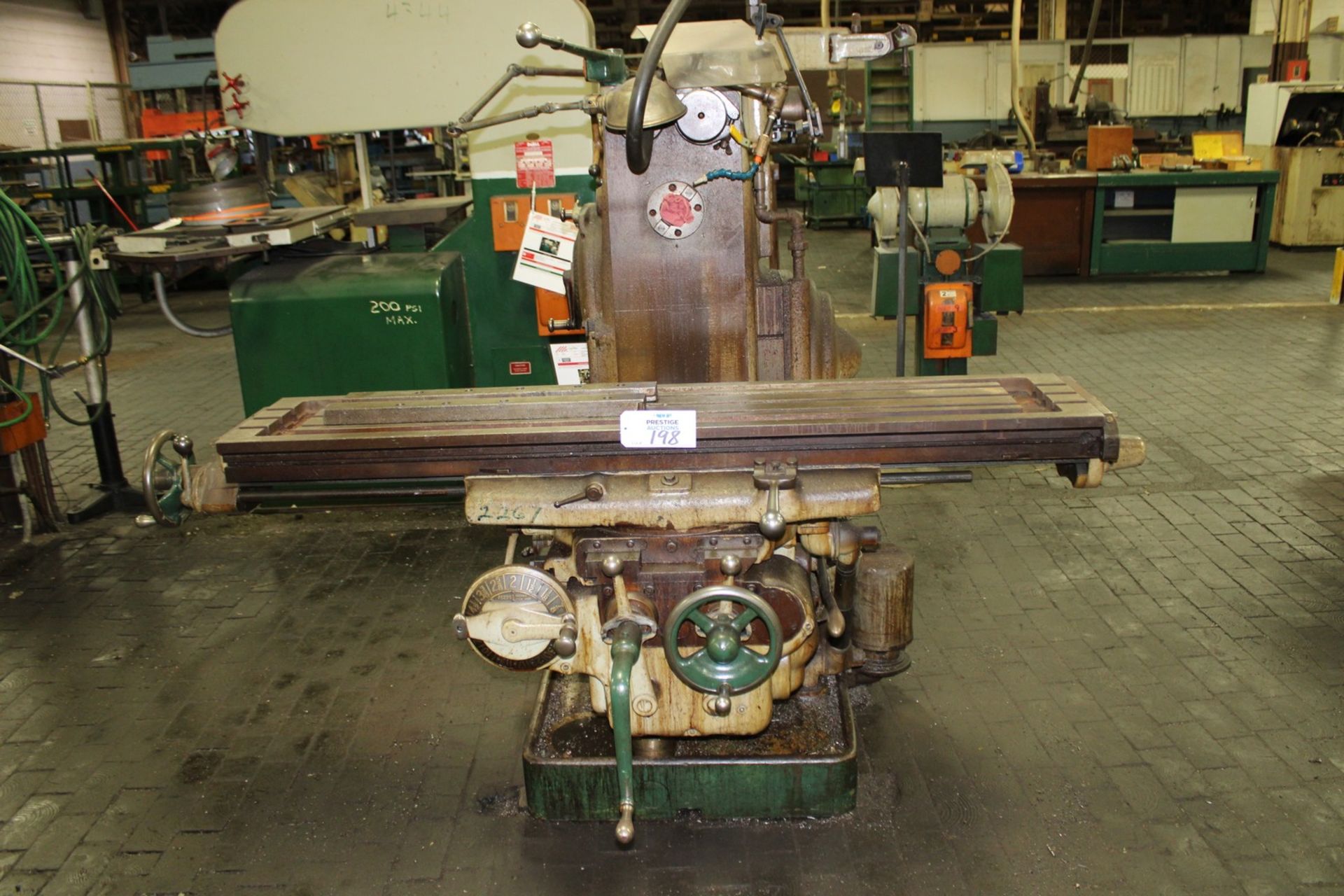Milwaukee Model H Horizontal Milling Machine - Image 2 of 2