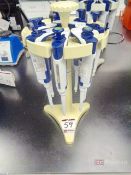 (7) Rainin Pipet-Lite XLS Single-Channel Pipettes w/ Stand