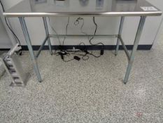 4' Stainless Steel Bench