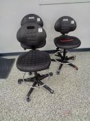 (3) Lab Chairs