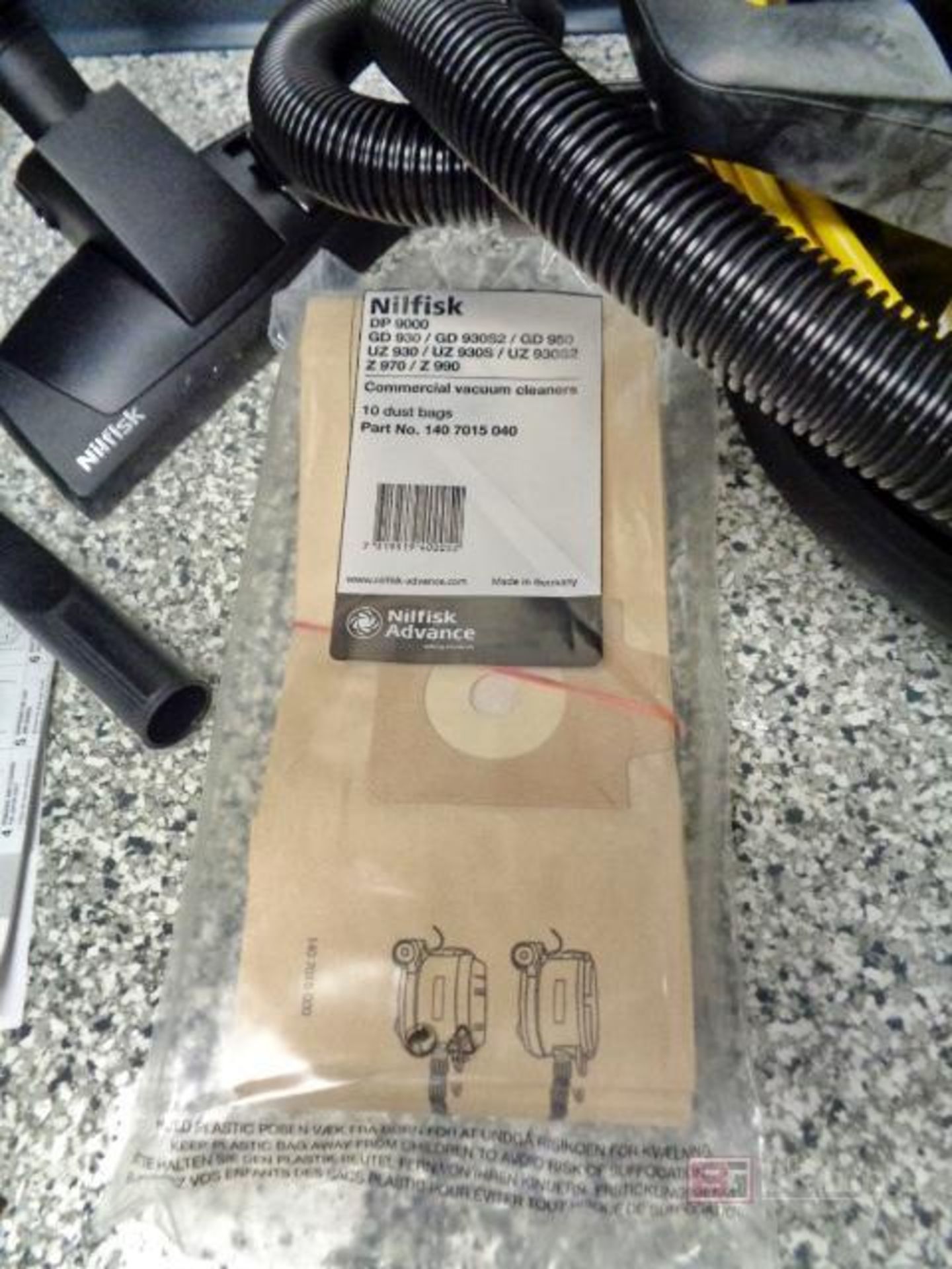 Nilfisk GD 930-H Euroclean HEPA Vacuum w/ Attachments - Image 6 of 6