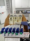 Lot of (7) Rainin Pipettes and Magnetic Stands