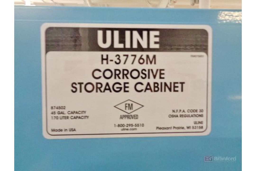 Uline H-3776M Acid/Corrosive Storage Cabinet - Image 2 of 6