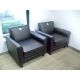 (3) Leather Side Chairs - Image 1 of 4