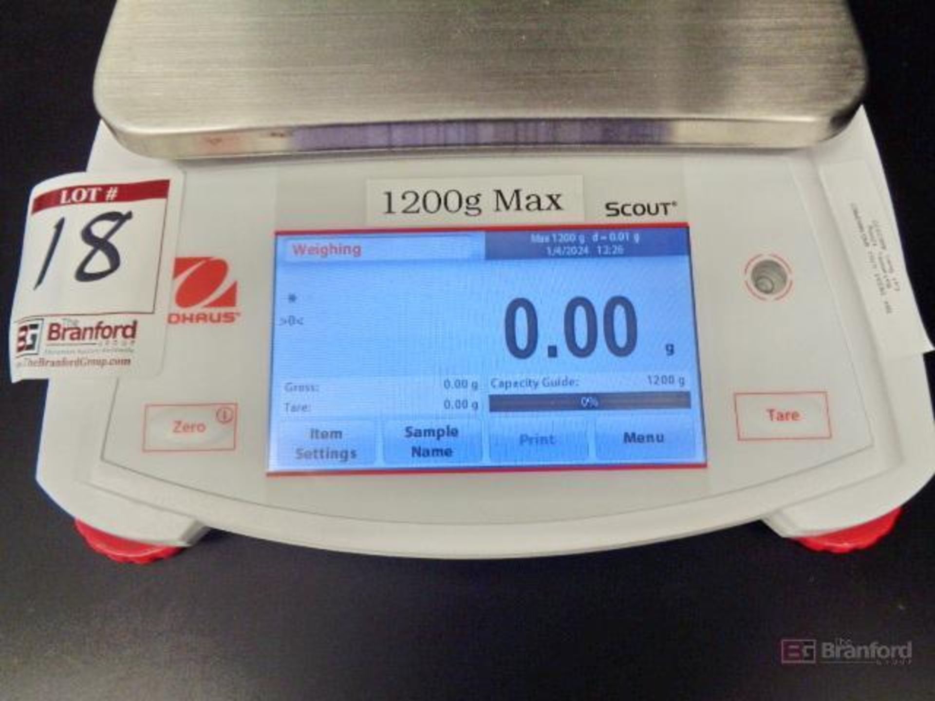 Ohaus Scout STX1202 Portable Balance - Image 2 of 3