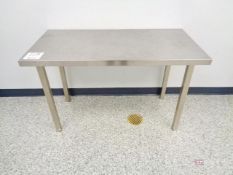 4' Stainless Steel Table