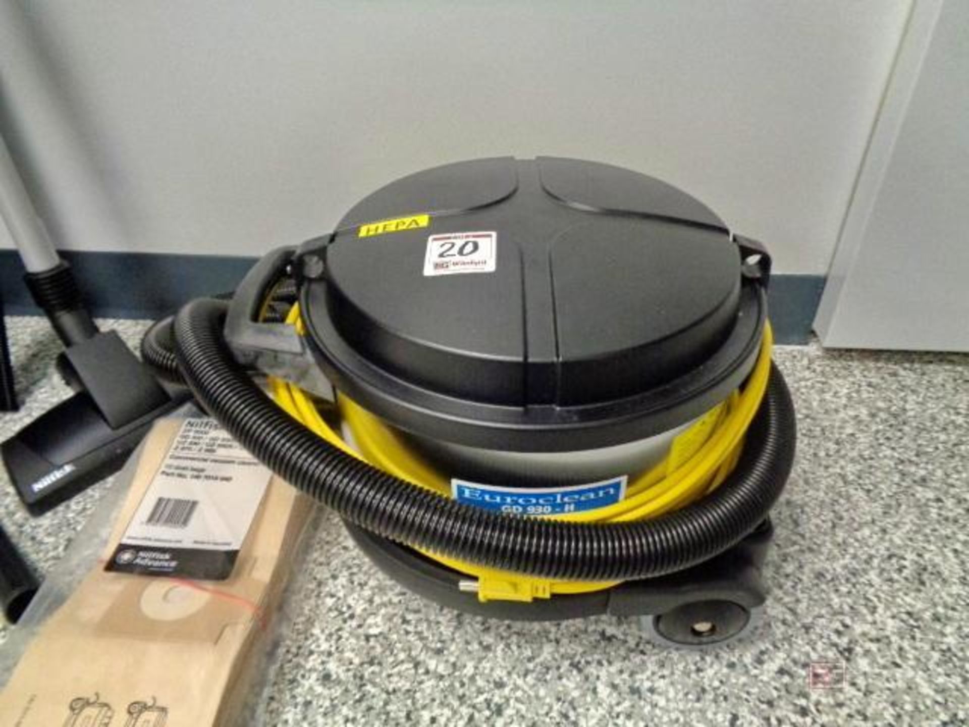 Nilfisk GD 930-H Euroclean HEPA Vacuum w/ Attachments - Image 2 of 6