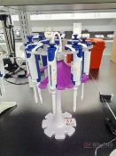 (8) Rainin Pipet-Lite XLS Single-Channel Pipettes w/ Stand