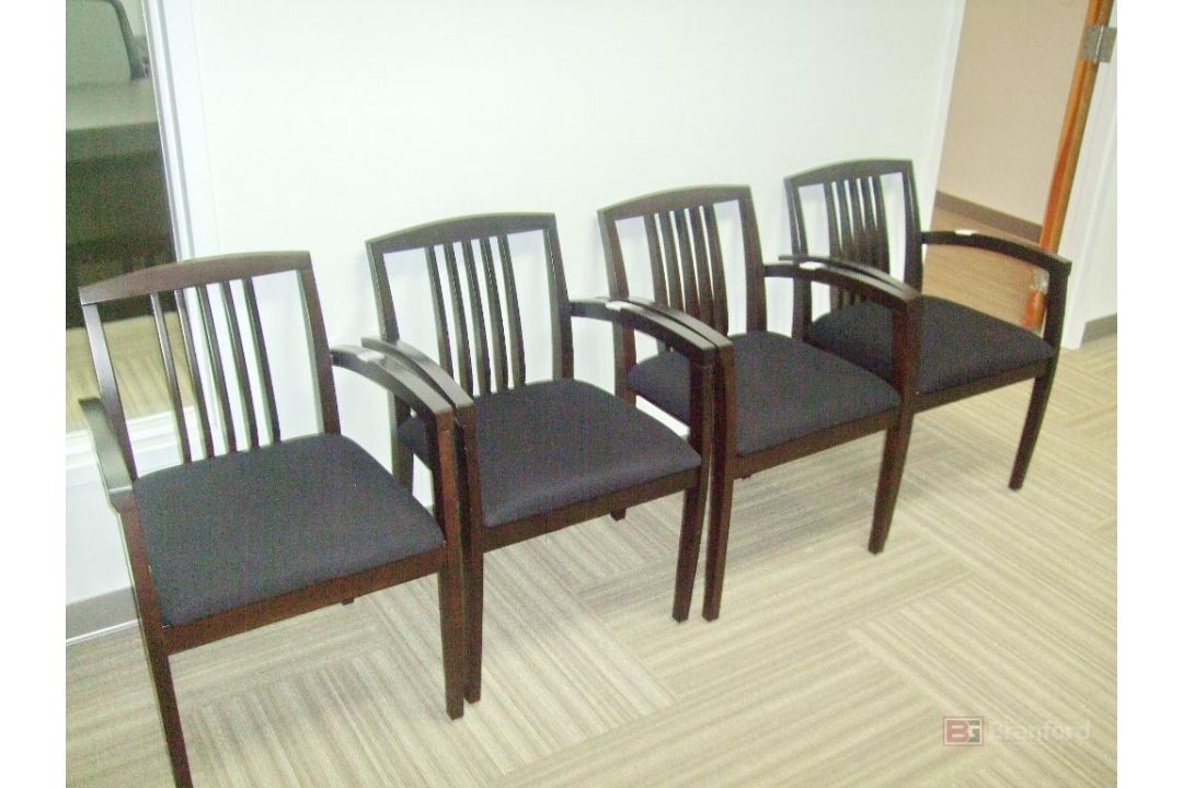 (2) Fabric Side Chairs - Image 1 of 2