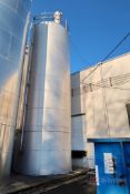 Material Storage Silo 125,000-Lb Resin Capacity