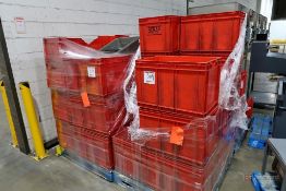 (5) Pallets Of Plastic Bins