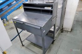 Strong Hold Steel Foreman's Shop Desk