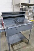 Strong Hold Steel Foreman's Shop Desk