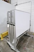 (17) Rolling Flipable Dry Eraser Boards 72