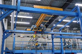 Demag 5-1/2-Ton Crane w/ Hoist - No Rails, Supports, or Platform