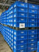 (10) Pallets of Heavy Duty Plastic 24 x 14 x 9 Parts Bins
