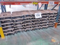 Lot of Metal Castered Dollies, 15.5