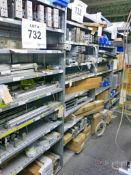 (4) Sections of Schafer Racking w/ Contents