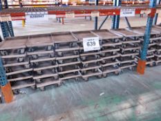 Lot of Metal Castered Dollies, 15.5