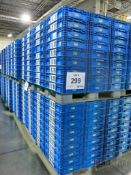 Lot of (540) Plastic Totes on (10) Pallets