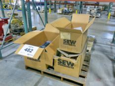 Lot of (3) SEW Eurodrive Gear Motors, Various-HP