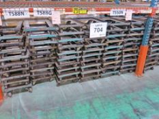 Lot of Metal Castered Dollies, 15