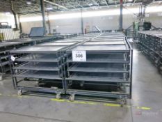 Creform Custom Made Tugger Receiving Pneumatic Lifting Work in Progress Multi Shelf Carts