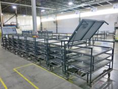 Creform Custom Made Tugger Receiving Pneumatic Lifting Work in Progress Multi Shelf Carts