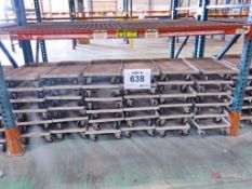 Lot of Metal Castered Dollies, 15.5